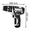 Bosch GSB 10,8-2-LI Professional Keyless Czarny, niebieski, czerwony