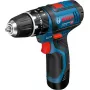 Bosch GSB 10,8-2-LI Professional Keyless Czarny, niebieski, czerwony