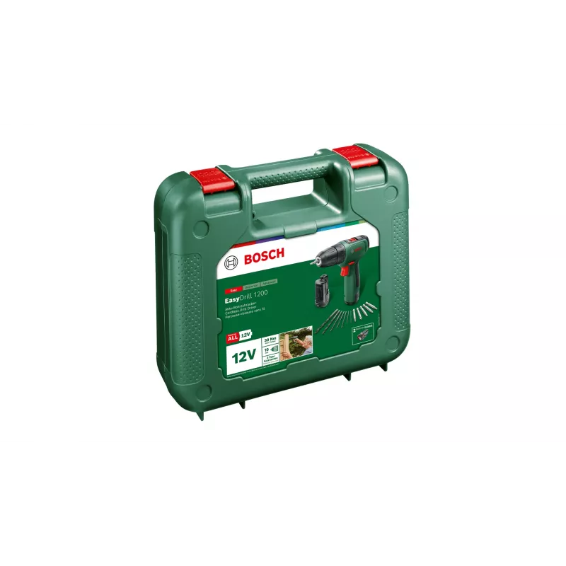 Bosch EasyDrill 1200 1500 RPM Bezkluczowy 940 g Czarny, Zielony