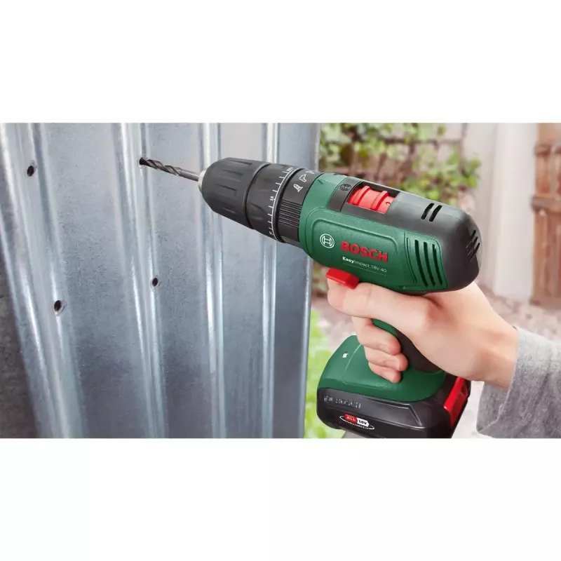 Bosch EasyImpact 18V-40 1630 RPM Czarny, Zielony