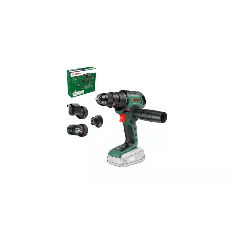 Wiertarka akumulatorowa Bosch AdvancedDrill 18V-80 QuickSnap Solo — 18 V, kompaktowa, zielono-czarna