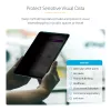 StarTech.com 4-kierunkowy filtr prywatyzujący do 11-calowego iPada Pro, do orientacji pionowej/poziomej, obsługa dotyku, kąt widzenia +/- 30°, blokuje do 51% światła niebieskiego, antyodblaskowy