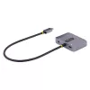 StarTech.com Adapter wideo USB C, adapter wieloportowy USB C na HDMI VGA, audio 3,5 mm, 4K 60 Hz HDR, przesył mocy 100 W PD, zgodny z Thunderbolt 3/4 – podróżny adapter wyświetlacza USB C