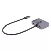 StarTech.com Adapter wideo USB C, adapter wieloportowy USB C na HDMI VGA, audio 3,5 mm, 4K 60 Hz HDR, przesył mocy 100 W PD, zgodny z Thunderbolt 3/4 – podróżny adapter wyświetlacza USB C