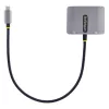 StarTech.com Adapter wideo USB C, adapter wieloportowy USB C na HDMI VGA, audio 3,5 mm, 4K 60 Hz HDR, przesył mocy 100 W PD, zgodny z Thunderbolt 3/4 – podróżny adapter wyświetlacza USB C