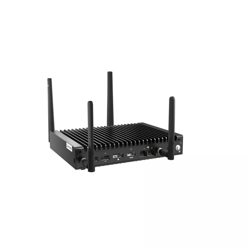 Lenovo ThinkEdge SE10 Intel Atom® x6425RE 8 GB DDR4-SDRAM 256 GB SSD Mini PC Czarny