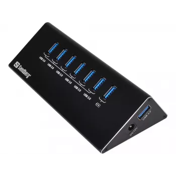 Sandberg USB 3.0 Hub 6+1 portów