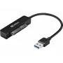Sandberg USB 3.0 to SATA Link, Czarny, 5 Gbit/s, 20 g, 77 mm, 18 mm, 193 mm