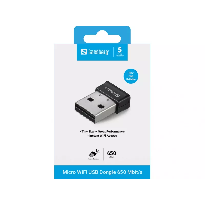 Sandberg Micro WiFi Dongle 650 Mbit/s