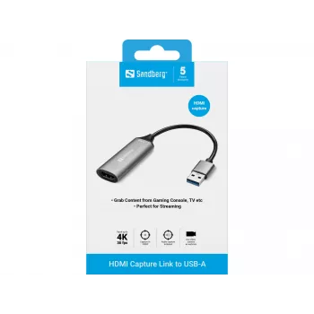 Sandberg HDMI Capture Link do USB-A