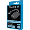 Sandberg USB 3.0 na HDMI Konwerter Czarny Pasywny Konwerter Wideo