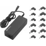 Zasilacz do laptopa Sandberg 90W EU+UK Wejście 100-240V Czarny