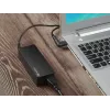 Zasilacz do laptopa Sandberg 90W EU+UK Wejście 100-240V Czarny
