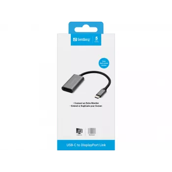 Kabel USB-C do DisplayPort Sandberg 136-19