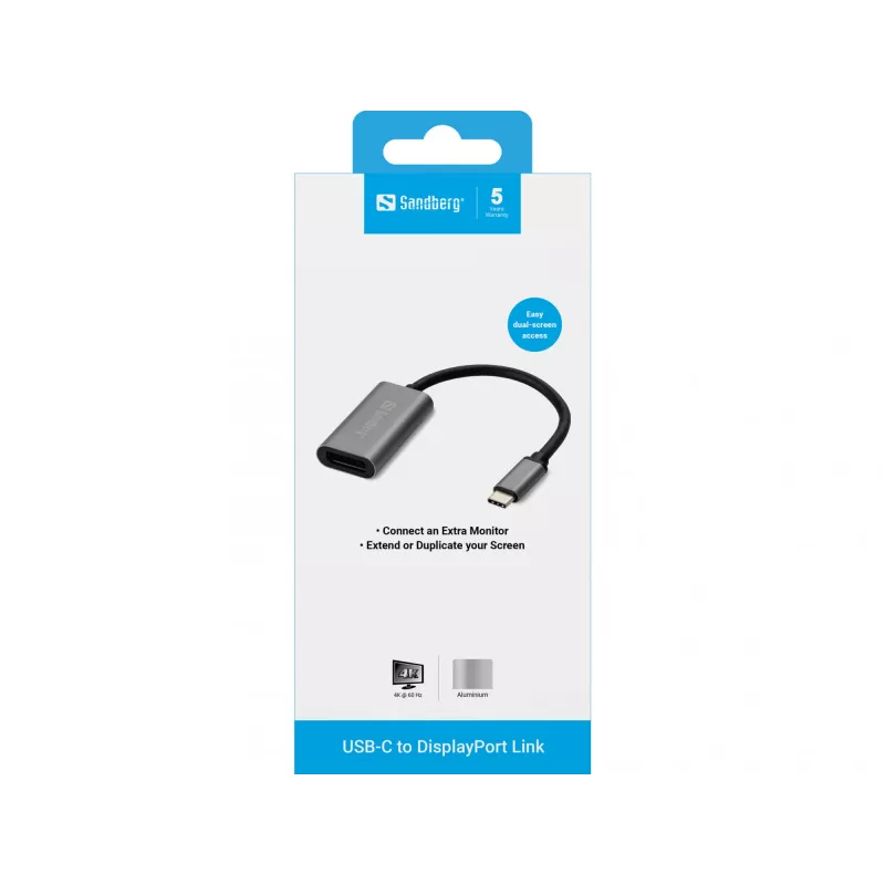 Kabel USB-C do DisplayPort Sandberg 136-19