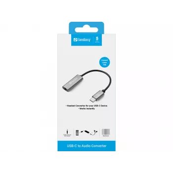 Adapter audio Sandberg USB-C 136-27