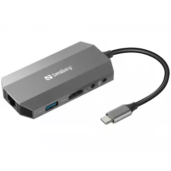 Stacja dokująca USB-C Sandberg 6w1 Travel Dock