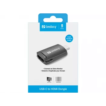 USB-C na HDMI Dongle Sandberg 136-34