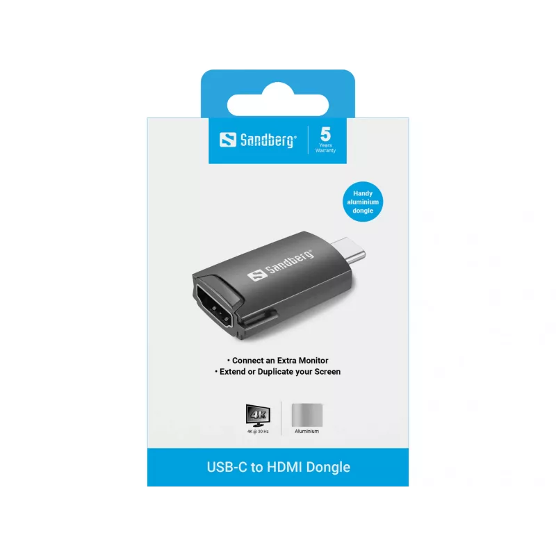 USB-C na HDMI Dongle Sandberg 136-34