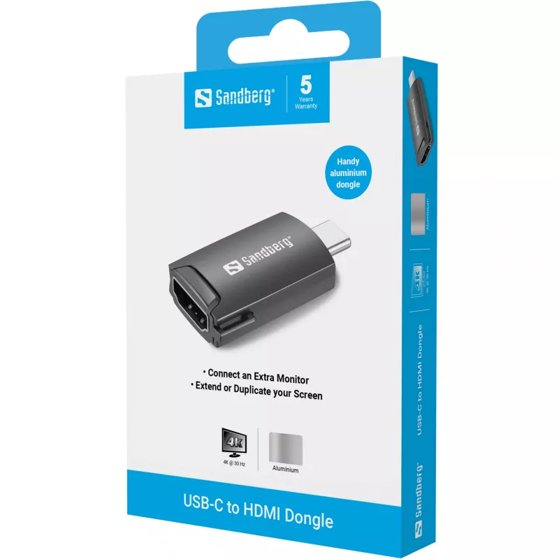 USB-C na HDMI Dongle Sandberg 136-34