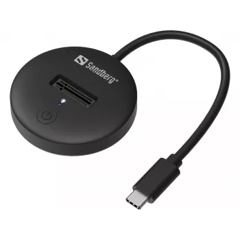Sandberg USB 3.2 Dock for M.2+NVMe SSD 4TB Czarny