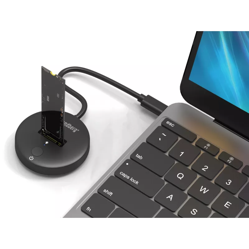 Sandberg USB 3.2 Dock for M.2+NVMe SSD 4TB Czarny