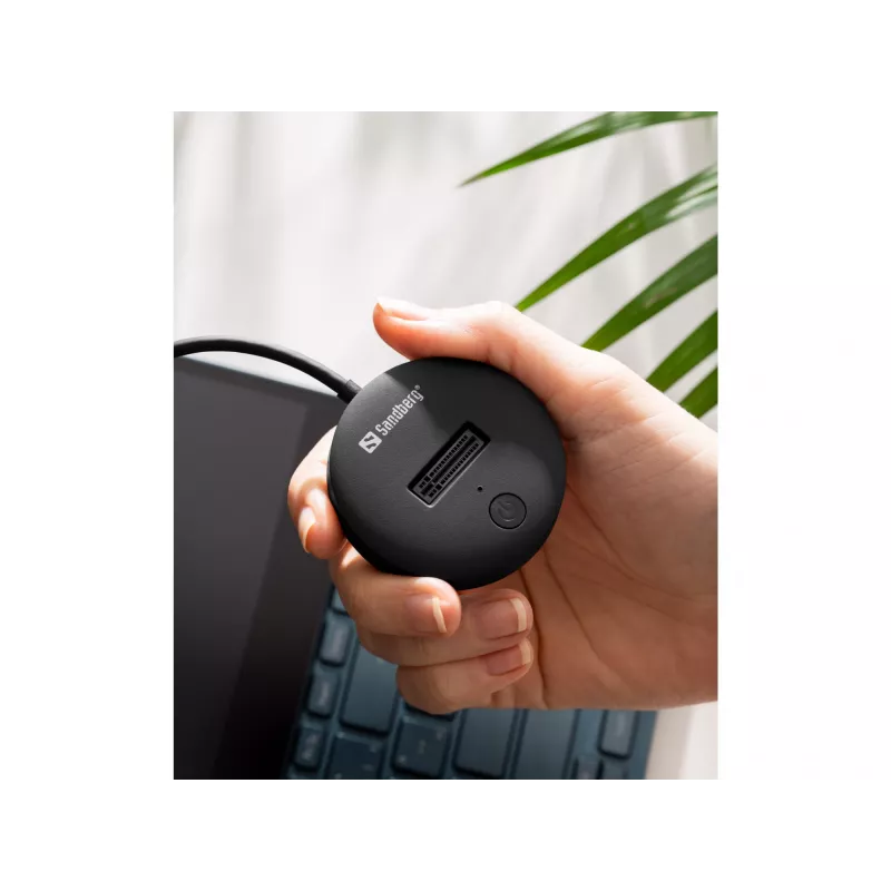 Sandberg USB 3.2 Dock for M.2+NVMe SSD 4TB Czarny