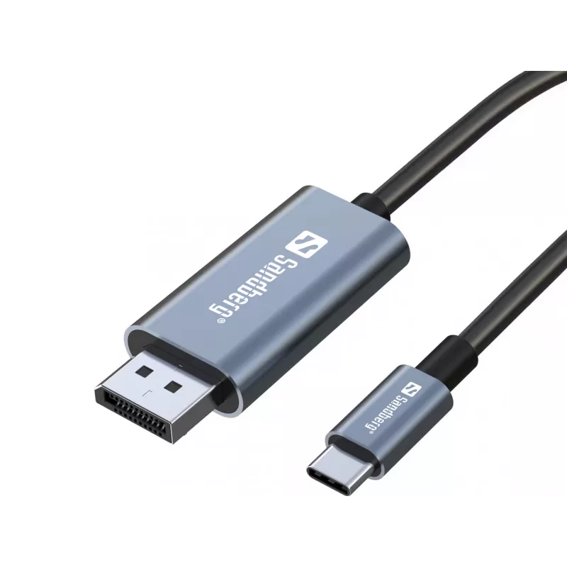 Kabel Sandberg USB-C do DisplayPort 2M USB typu C DisplayPort 2 m