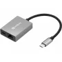 Sandberg USB-C Gigabit Adapter PD100W USB Type-C RJ-45 1 Gbit/s Szary