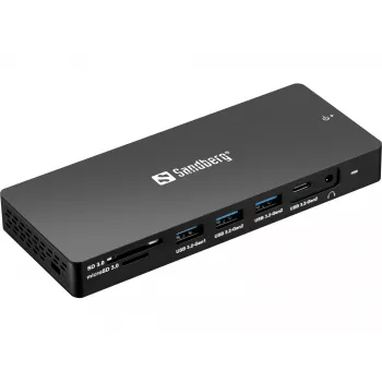 Sandberg USB-C 13w1 DockingStation Pro Przewodowa USB 3.2 Gen 1 Type-C