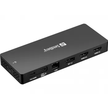 Sandberg USB-C 13w1 DockingStation Pro Przewodowa USB 3.2 Gen 1 Type-C