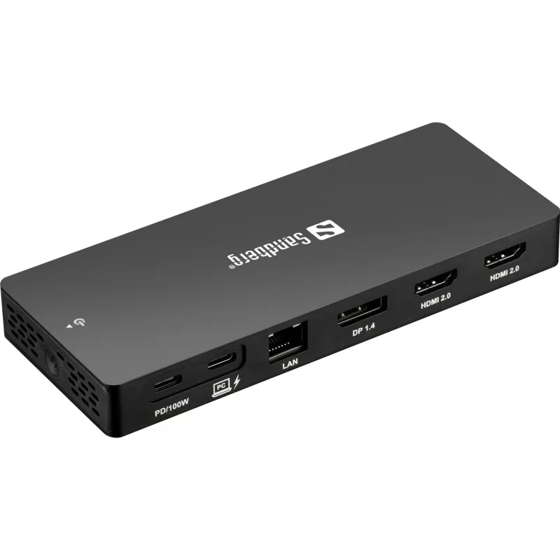 Sandberg USB-C 13w1 DockingStation Pro Przewodowa USB 3.2 Gen 1 Type-C