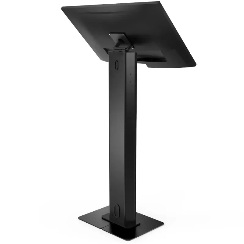 Dodatek z dużą płytą do stojaka podłogowego VESA Compulocks Brandable — czarny