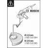 Osłona odsysająca pył Bosch GDE 115/125 FC-T Professional