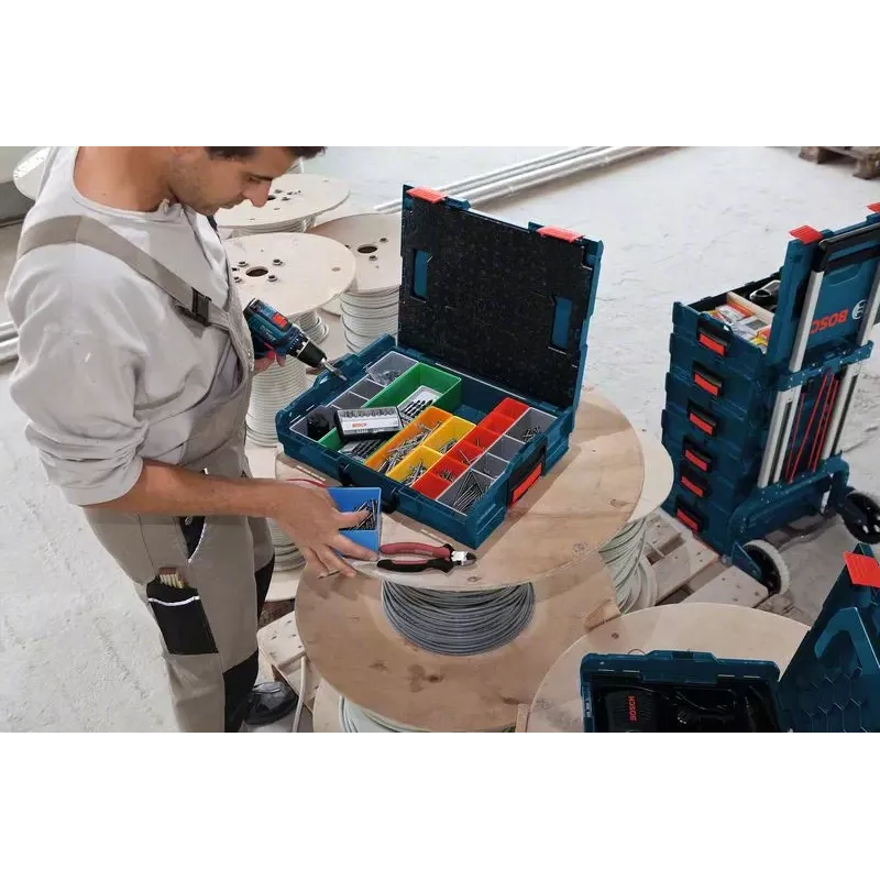 Bosch 1 600 A01 6NC skrzynka do przechowywania Prostokątny Akrylonitryladienobuta-dienostyren (ABS) Niebieski