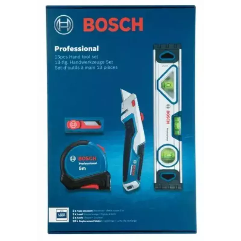 Bosch 1 600 A02 7M3 zestaw narzędzi mechanicznych 13 narzędzi
