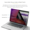 StarTech.com filtr prywatności 16-calowy MacBook Pro 21/23, złoty filtr o zwiększonej prywatności, osłona zabezpieczająca komputer, dwustronny ochraniacz ekranu, +/- 30°