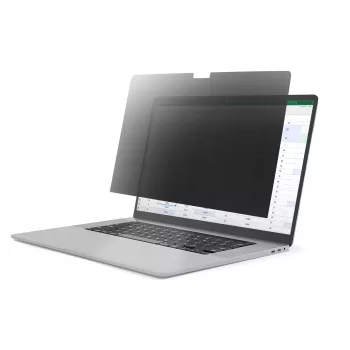 StarTech.com 16-calowy MacBook Pro 21/23, folia prywatyzacyjna do laptopa, antyodblaskowy filtr prywatności z redukcją światła niebieskiego o 51%, ochrona ekranu monitora z kątem widzenia +/- 30 stopni, odwracalne strony matowa/błyszcząca
