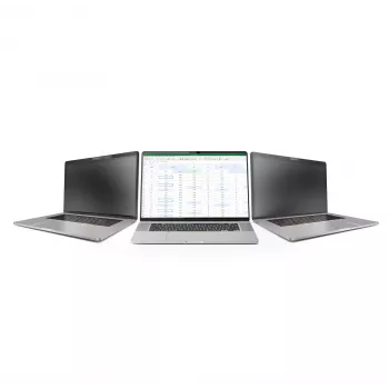 StarTech.com 16-calowy MacBook Pro 21/23, folia prywatyzacyjna do laptopa, antyodblaskowy filtr prywatności z redukcją światła niebieskiego o 51%, ochrona ekranu monitora z kątem widzenia +/- 30 stopni, odwracalne strony matowa/błyszcząca