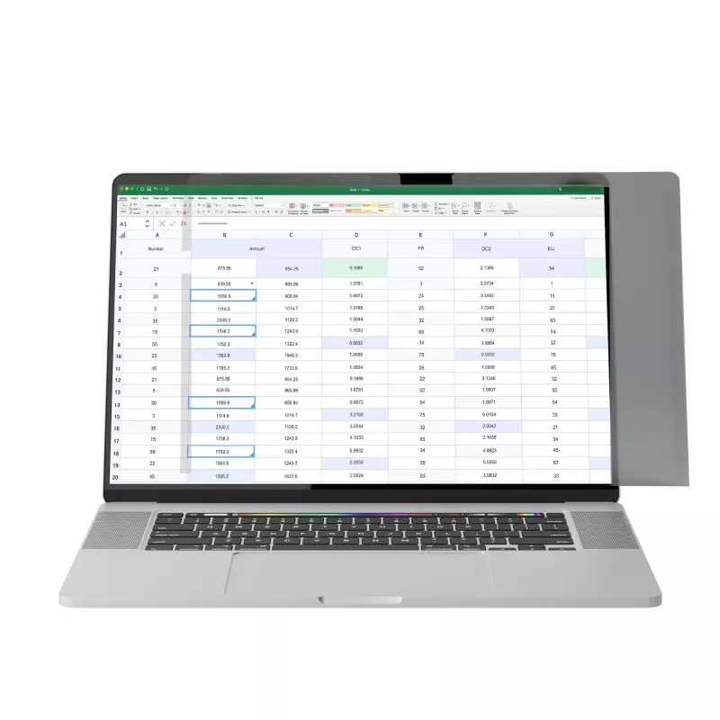 StarTech.com 16-calowy MacBook Pro 21/23, folia prywatyzacyjna do laptopa, antyodblaskowy filtr prywatności z redukcją światła niebieskiego o 51%, ochrona ekranu monitora z kątem widzenia +/- 30 stopni, odwracalne strony matowa/błyszcząca