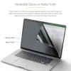 StarTech.com 16-calowy MacBook Pro 21/23, folia prywatyzacyjna do laptopa, antyodblaskowy filtr prywatności z redukcją światła niebieskiego o 51%, ochrona ekranu monitora z kątem widzenia +/- 30 stopni, odwracalne strony matowa/błyszcząca