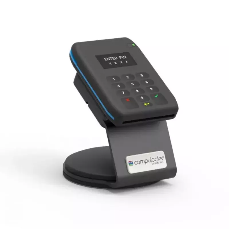 Uniwersalny stojak zabezpieczający EMV do smartfona, czarny Compulocks 199BSLDDCKB