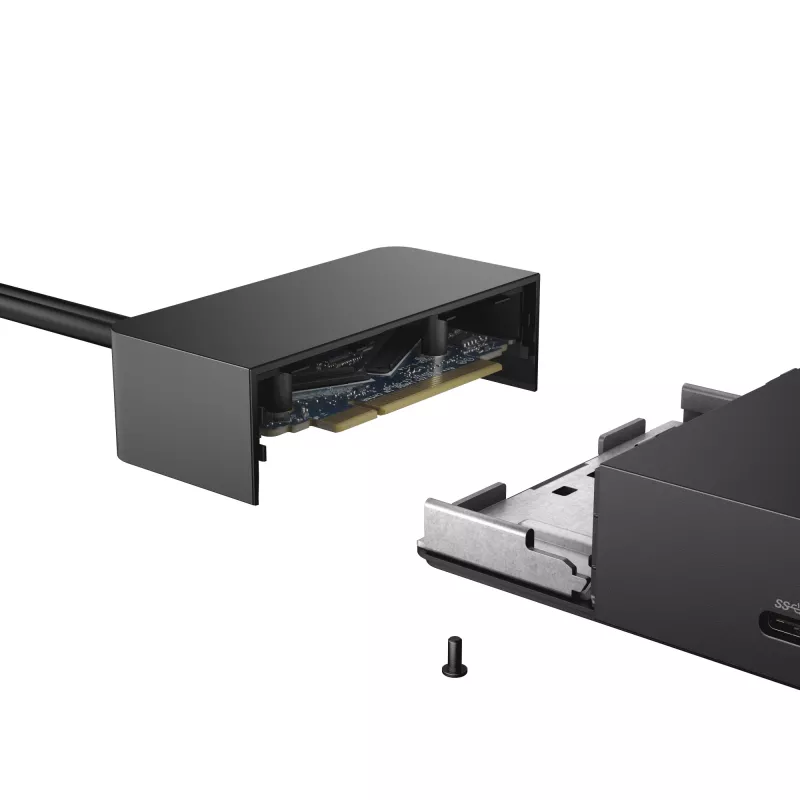 DELL WD19DC Wired USB 3.2 Gen 1 (3.1 Gen 1) Type-C Czarny