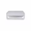 StarTech.com Ergonomiczna podstawka pod monitor, do 33lb/15kg, stała wysokość 3,5in/9cm, podstawka pod monitor/laptop na biurko, platforma stalowa, szybki montaż, optymalizacja przestrzeni roboczej