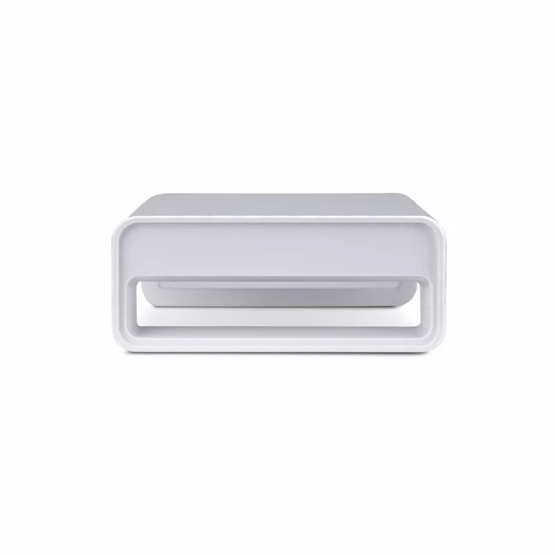 StarTech.com Ergonomiczna podstawka pod monitor, do 33lb/15kg, stała wysokość 3,5in/9cm, podstawka pod monitor/laptop na biurko, platforma stalowa, szybki montaż, optymalizacja przestrzeni roboczej
