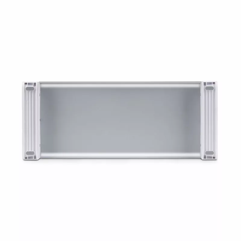 StarTech.com Ergonomiczna podstawka pod monitor, do 33lb/15kg, stała wysokość 3,5in/9cm, podstawka pod monitor/laptop na biurko, platforma stalowa, szybki montaż, optymalizacja przestrzeni roboczej
