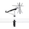 Uchwyt biurkowy do monitora StarTech.com do ekranów 27 inch 16:9 lub 30 inch 21:9 Ultrawide, VESA 75x75/100x100, beznarzędziowa regulacja ramienia, zacisk C/przepust, ramię ze sprężyną
