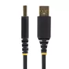 StarTech.com 1ft (30cm) USB do Null Modem Serial adapter kablowya, COM Retention, FTDI, USB-A do DB9 RS232, Wymienne nakrętki/śruby DB9, Windows/macOS/Linux
