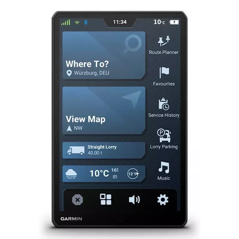 Navigator Garmin dēzl LGV1020 10,1-calowy ekran dotykowy TFT 32 GB czarny