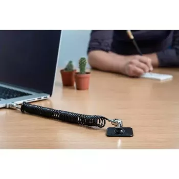Security kabel Lock Compulocks CL02H Dual Head Coiled T-bar